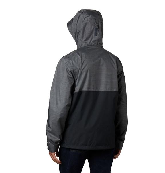 Columbia Inner Limits II Rain Jacket Black Grey For Men's NZ26509 New Zealand